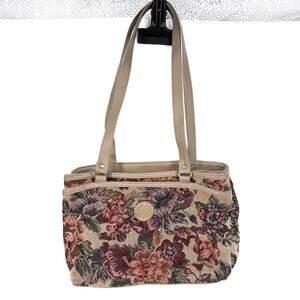 Basic Editions Vintage Y2K Floral Tapestry Handbag